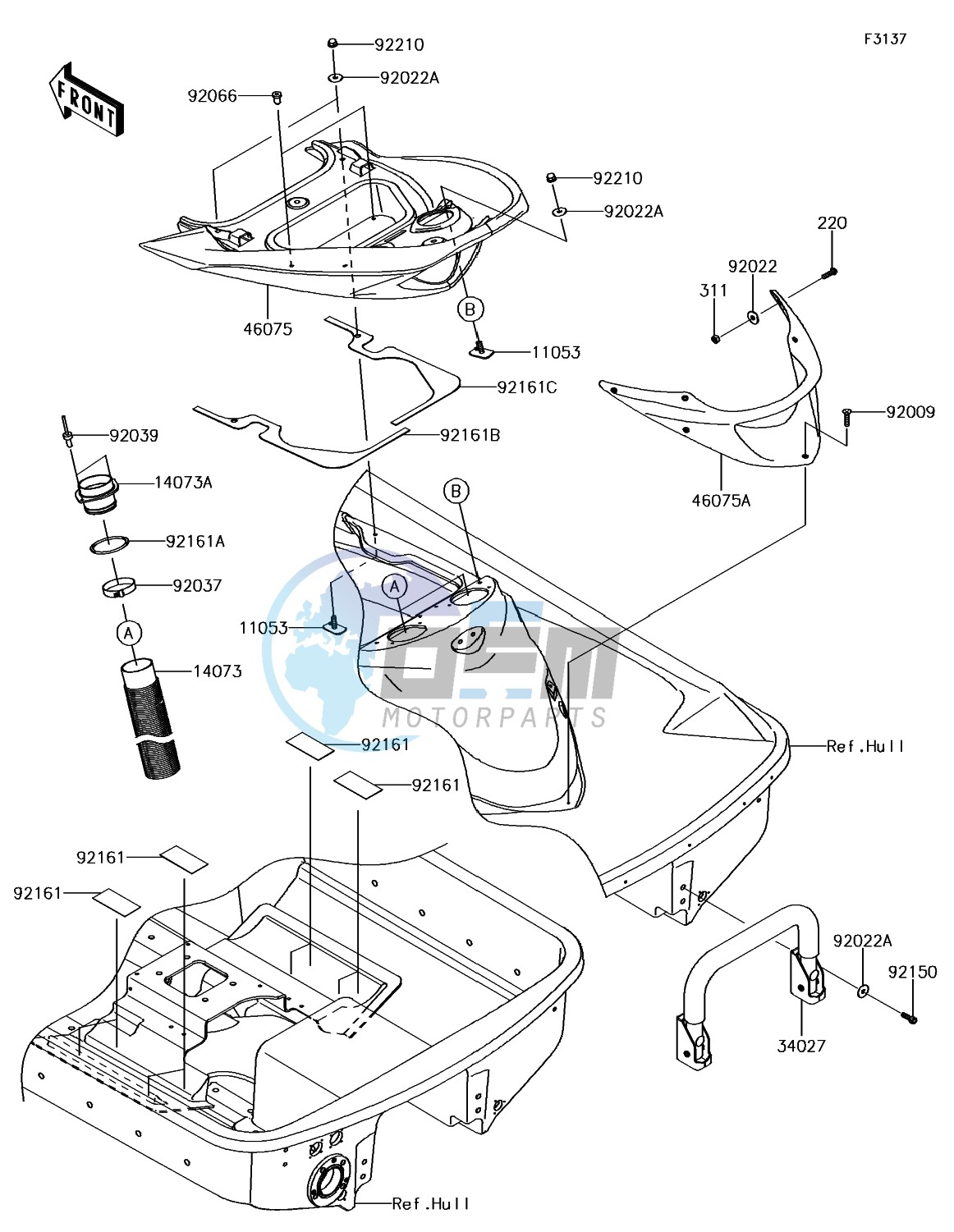 Hull Rear Fittings