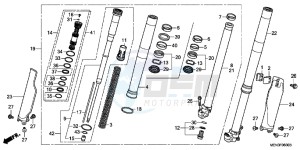 CRF450RC drawing FRONT FORK