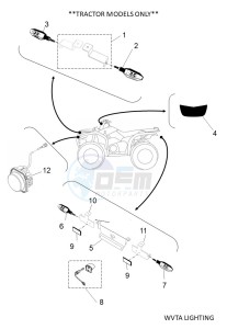 YFM700FWAD GRIZZLY 700 EPS (BFE1) drawing WVTA LIGHTING