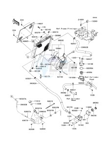 KVF 750 E [BRUTE FORCE 750 4X4I NRA OUTDOORS] (E8F-E9FA) E9F drawing RADIATOR