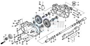 TRX300FW FOURTRAX 300 4X4 drawing FRONT DRIVESHAFT (TRX300FW)