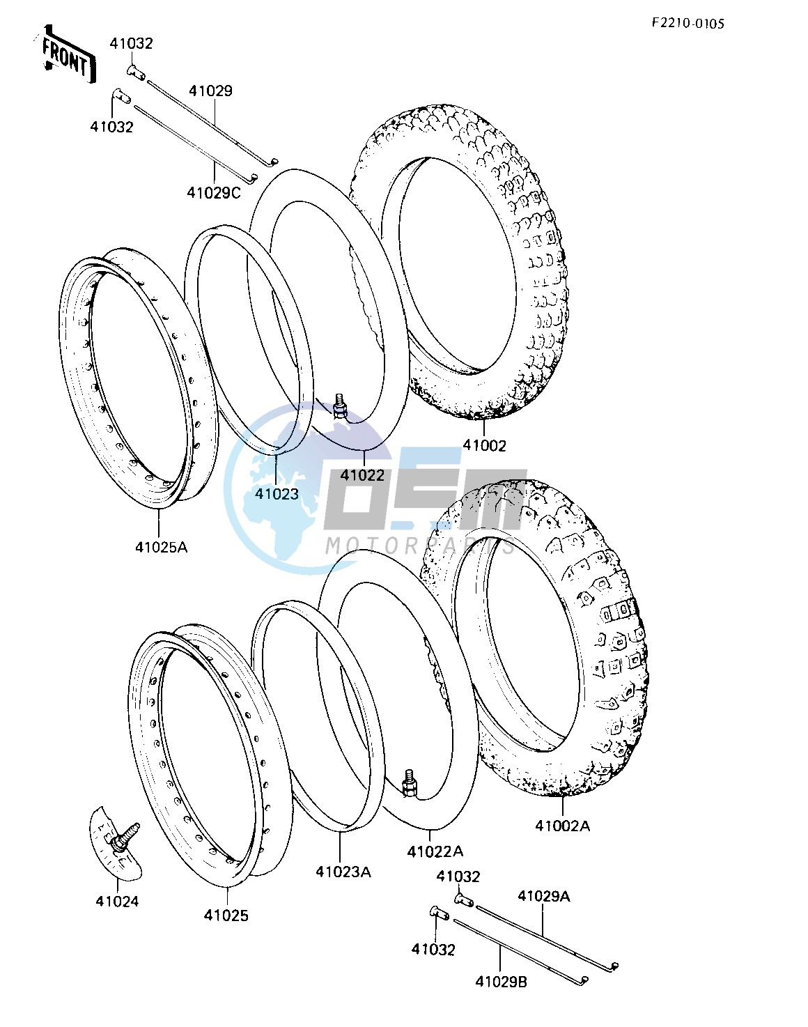 WHEELS_TIRES -- 84 KX250-C2- -