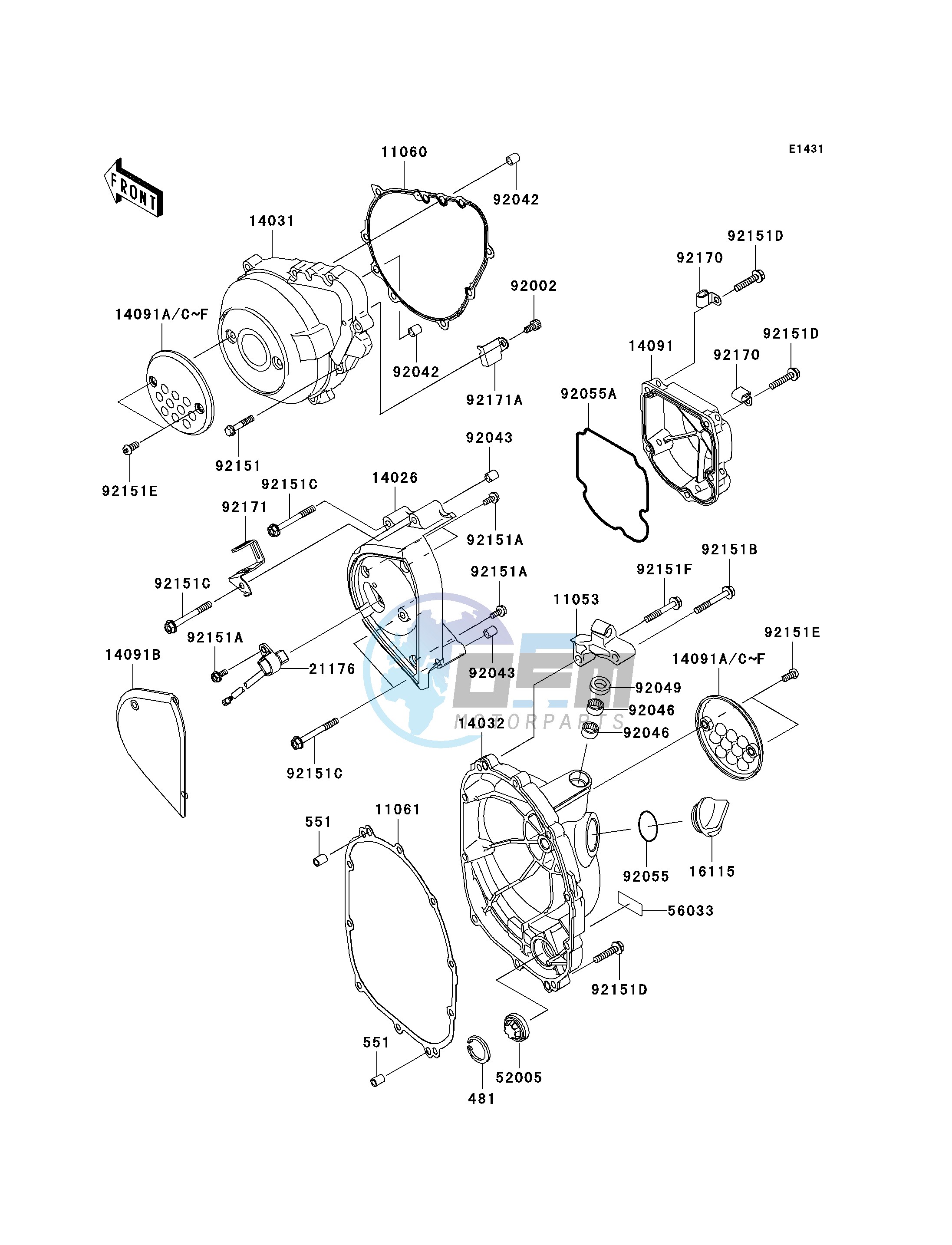 ENGINE COVER-- S- -