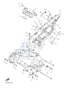 YZF-R1M 998 R1 (2KS1 2KS2) drawing FRAME