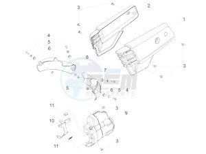 V7 III Stone 750 e4 (EMEA) drawing Central body