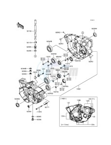 KX250F KX250ZFF EU drawing Crankcase