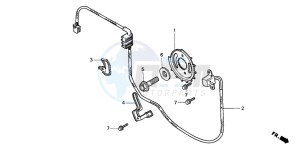 VT1100C2 drawing PULSE GENERATOR (VT1100CV/CW/C2V/C2W)