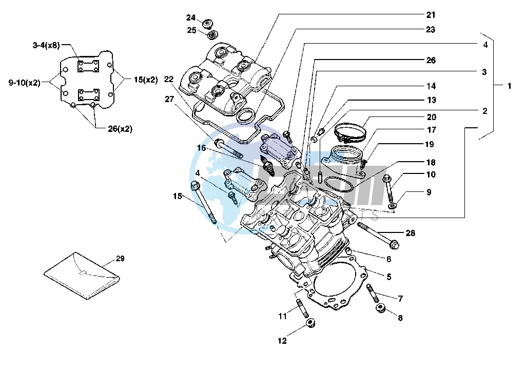 FRONT CYLINDER HEAD