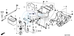 VT750SB drawing BATTERY