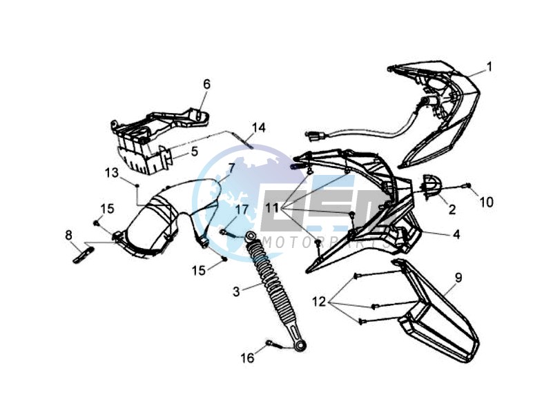 TAIL LIGHT - REAR SUSPENSION