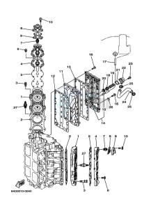 L150FETOX drawing CYLINDER--CRANKCASE-2