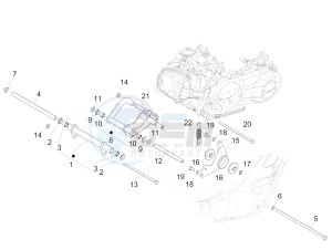 GTS SUPER 150 4T 3V IE NOABS E3 (APAC) drawing Swinging arm