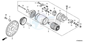 SH300AC drawing STARTING MOTOR