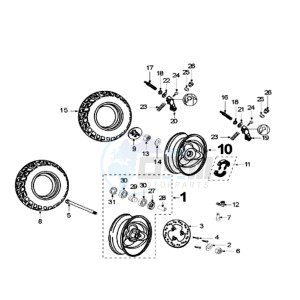 VIVA 2 CO drawing WHEELS