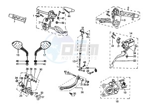 SPEEDFIGHT ARIA CATALYC - 50 cc drawing BRAKE SYSTEM