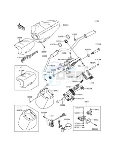 JET SKI ULTRA LX JT1500KGF EU drawing Handlebar