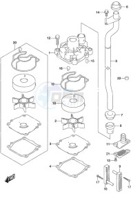 DF 50A drawing Water Pump High Thrust