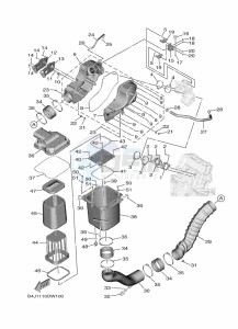 YXF1000EWS YX10FRPSN (B4JC) drawing INTAKE