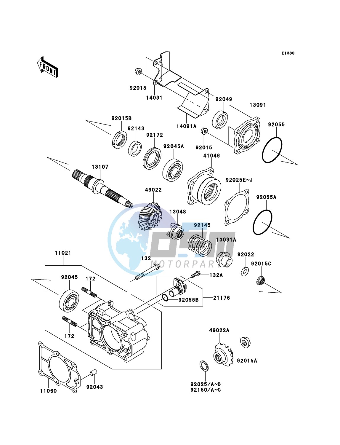 Bevel Gear Case