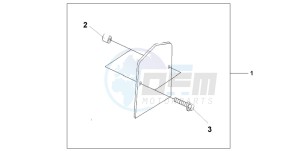 VT1100C2 drawing BACKREST TRIM