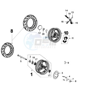 VIVA 3 L 4T SPORTLINE drawing WHEELS