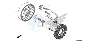 CB600FD Hornet 3ED drawing GENERATOR