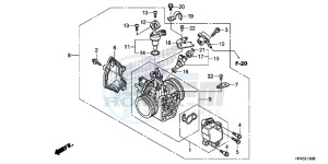 TRX420FPMD TRX420 Europe Direct - (ED) drawing THROTTLE BODY