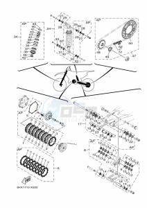 YZ125 (B4X6) drawing MAINTENANCE PARTS KIT