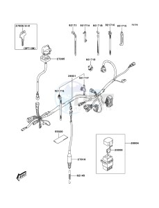 KFX400 KSF400A6F EU drawing Ignition Switch