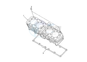 FZS FAZER (FZS600S) 600 drawing CYLINDER