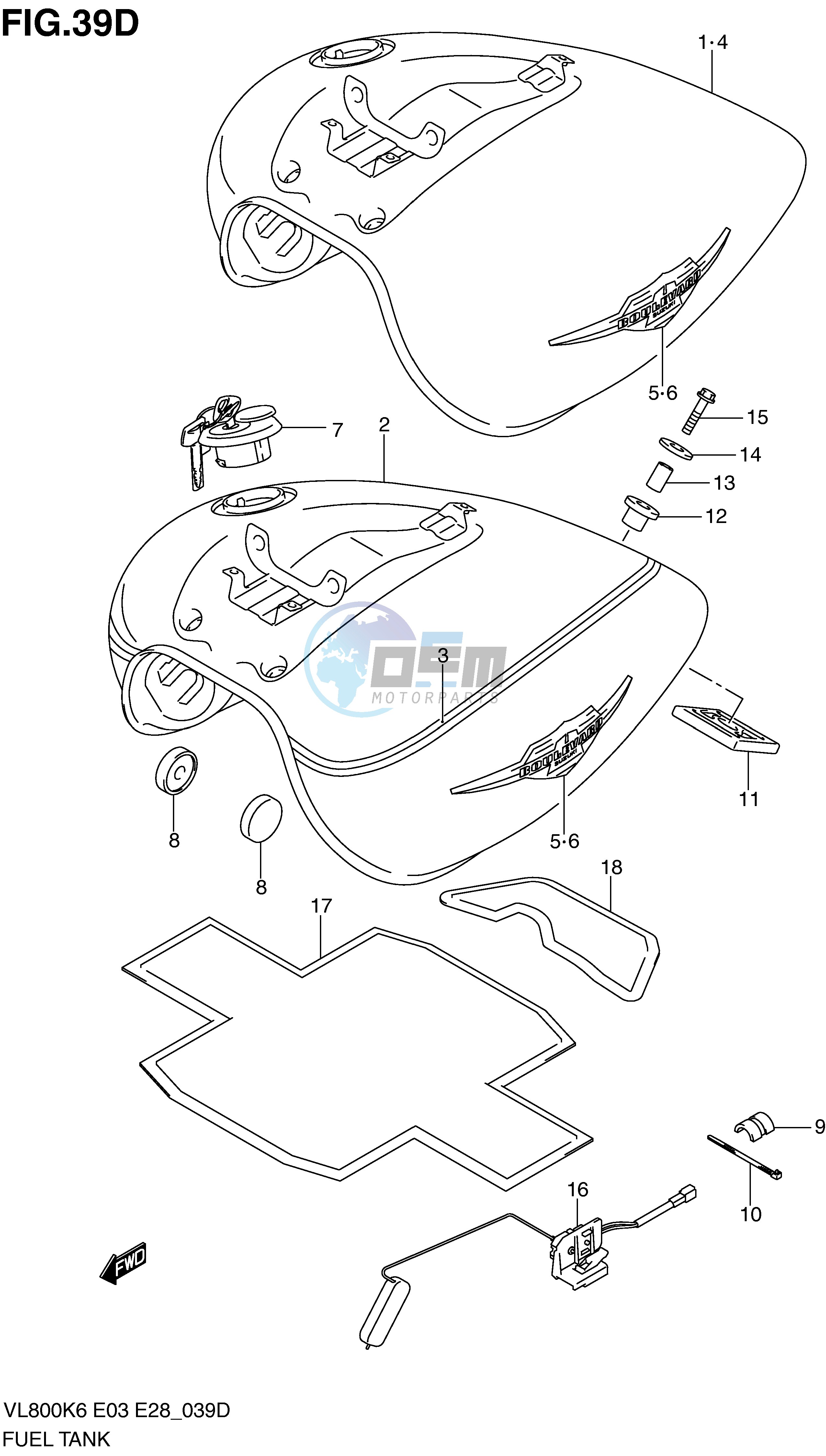 FUEL TANK (MODEL L0)