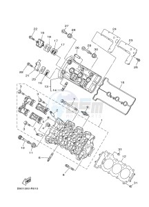 MT-09 TRACER MT09TRA TRACER 900 (2SCT) drawing CYLINDER HEAD