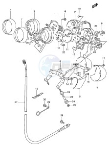 GSF250V (E24) Bandit drawing SPEEDOMETER