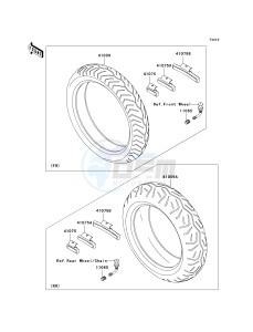 VN 1600 G [VULCAN 1600 NOMAD] (6F) G6F drawing TIRES