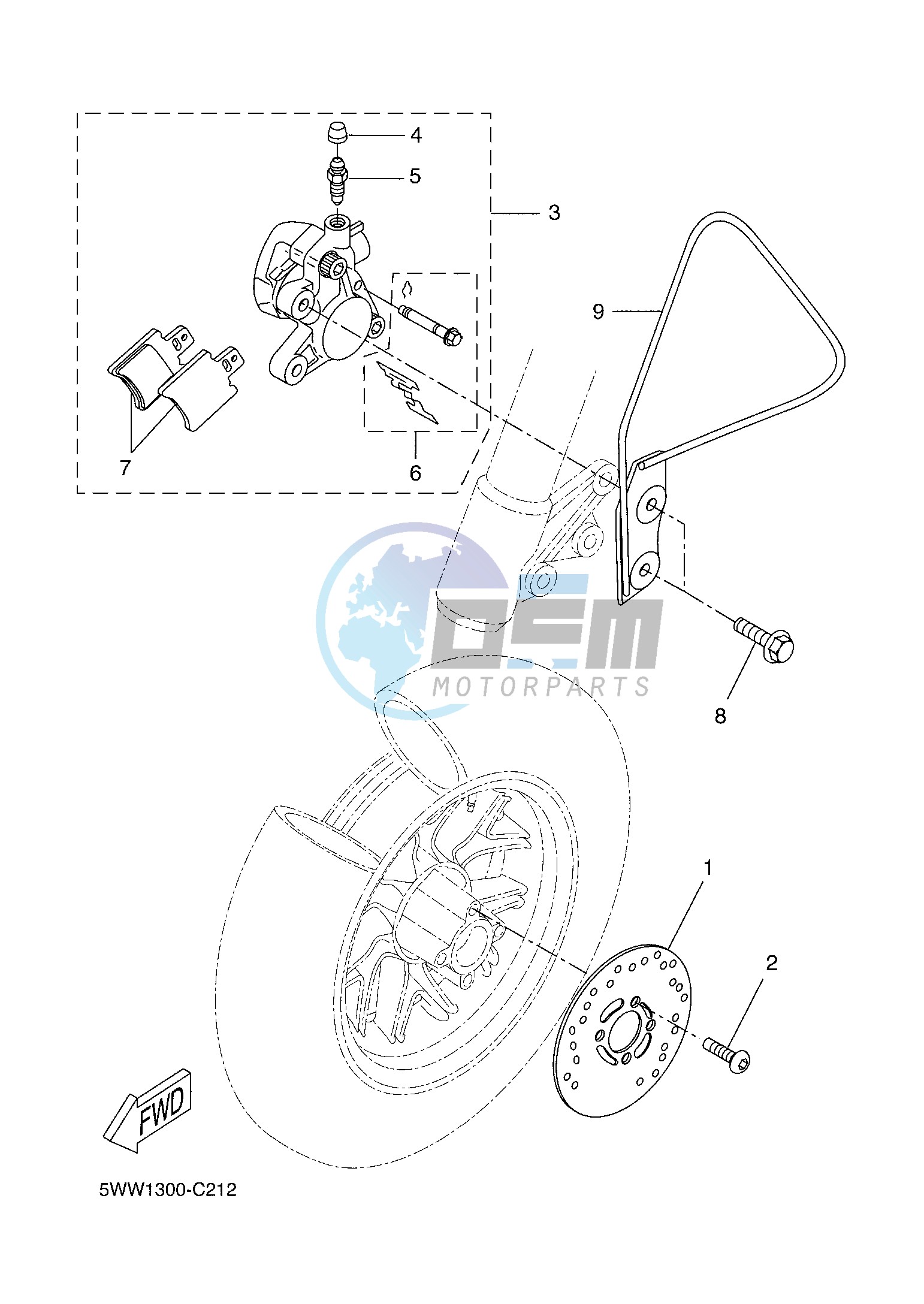 FRONT BRAKE CALIPER