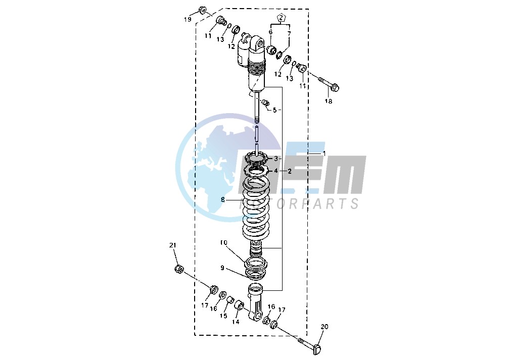 REAR SHOCK ABSORBER MY02