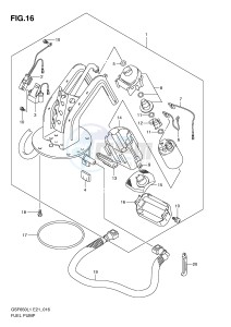 GSF650 (E21) Bandit drawing FUEL PUMP