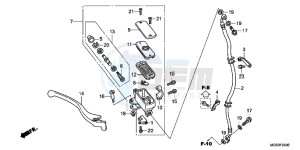 NC700XC drawing FR. BRAKE MASTER CYLINDER (NC700X)