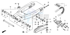 CRF150R CRF150R drawing SWINGARM