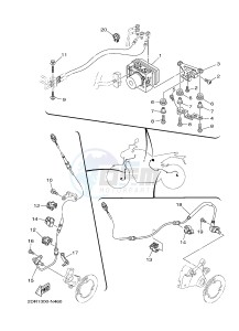 MT09A MT-09 ABS 900 (2DR4 2DR5) drawing ELECTRICAL 3