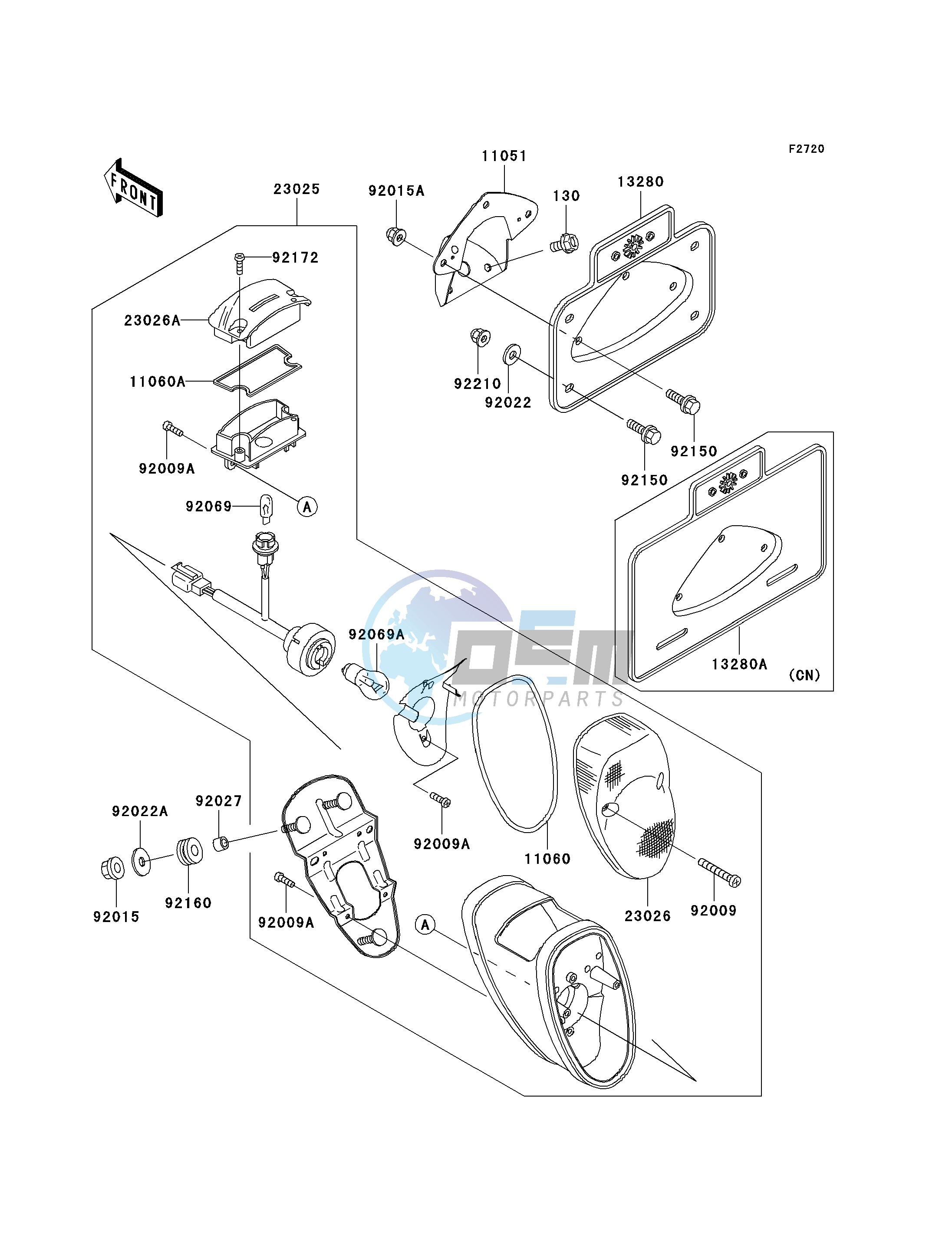 TAILLIGHT-- S- -