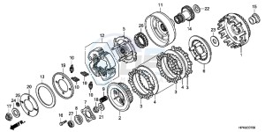 TRX420FEC drawing CLUTCH