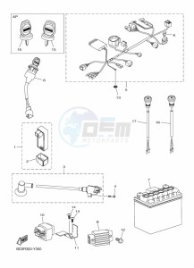 YFM90R (BD3R) drawing ELECTRICAL 1