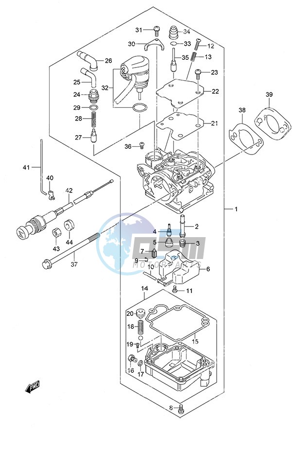 Carburetor Non-Remote Control