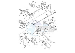 XVS DRAG STAR 650 drawing STAND-FOOTREST MY00