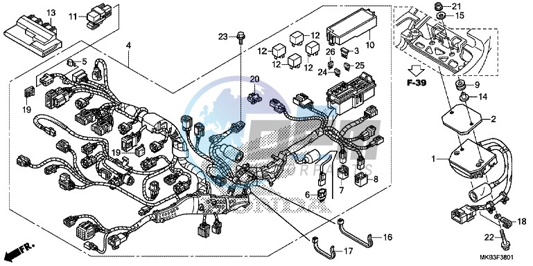 WIRE HARNESS ( CBR1000RA/ SA)