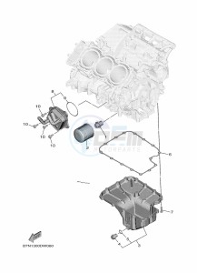 MT-09 MTN890 (B7NV) drawing OIL CLEANER