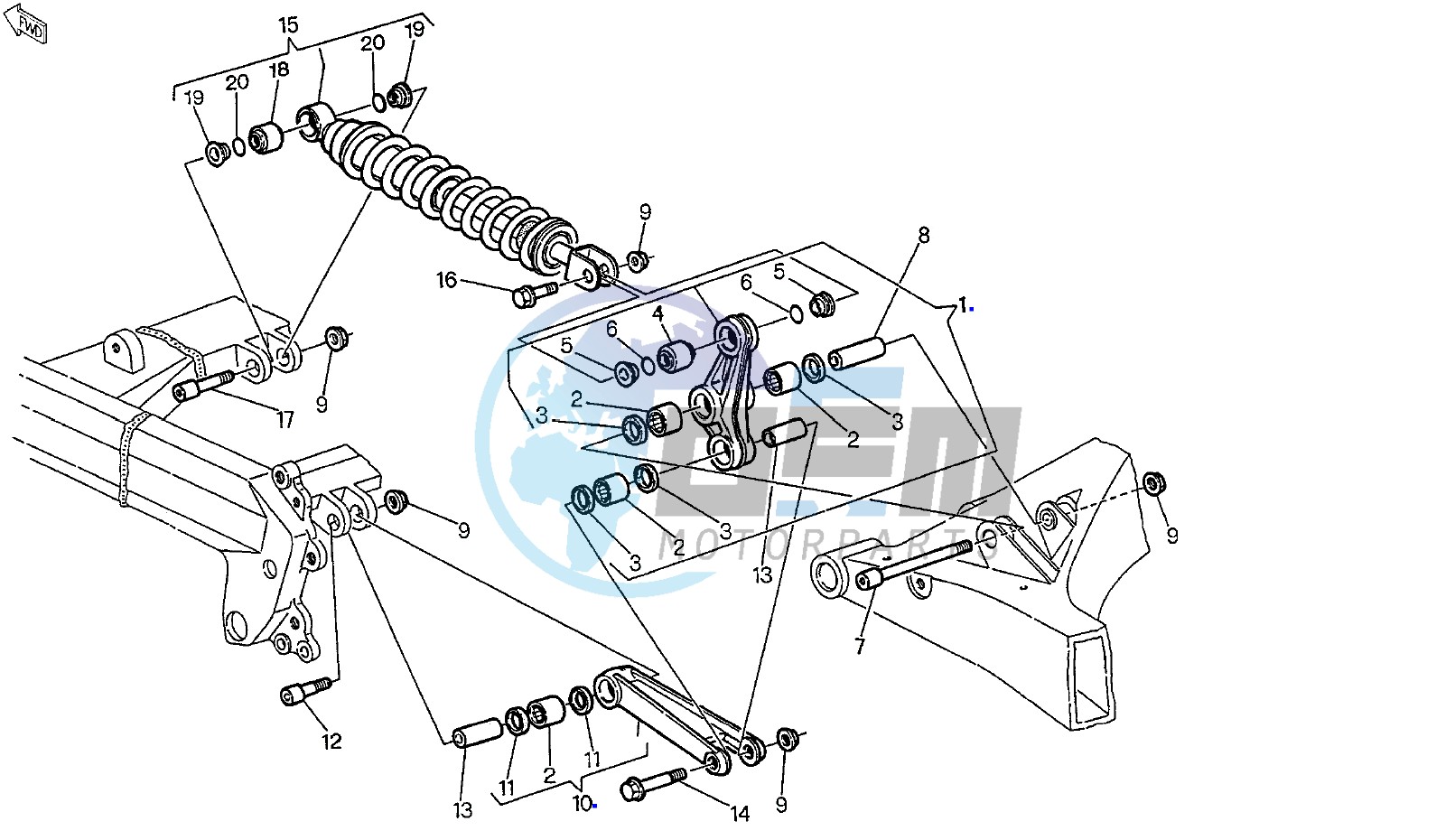 REAR SHOCK ABSORBER