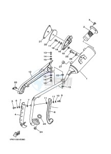 TT-R50E (BEG3) drawing EXHAUST