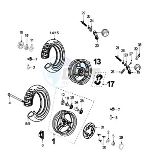 TKR R A BE drawing WHEELS